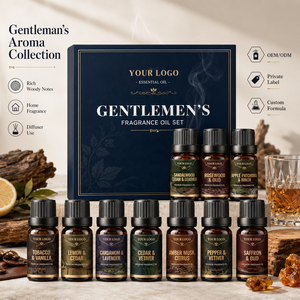 Ensemble d'huiles parfumées pour hommes 100% naturelles pour diffuseur, humidificateur, aromathérapie, huiles pour bougies, fabrication de parfums - Product Image 1