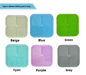 Wholesale Custom Dog Lick <b>Mat</b> Slow Cat Feeder Bowl <b>Large</b> Dog Food Plates Lick Pad Distraction <b>Mat</b> for Cat and Dogs - Product Image 6