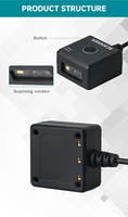 DP3110 Código QR 2D OEM Lector QR Escáner de código Green Pass Escáner Módulo USB Módulo de escáner de código de barras de montaje fijo
