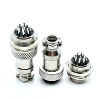 Connecteurs de câbles électriques mâle-femelle Soulin, connecteurs d'aviation, série GX16 M16, 10 broches, laiton, indice de protection IP68, connecteur circulaire
