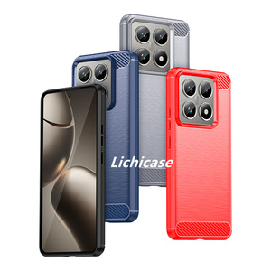 Lichicase เคสโทรศัพท์แฟชั่นแบบกระชับสำหรับ Xiaomi 14T Pro ฝาหลังมือถือสีด้าน - Product Image 2