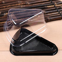 Blister en plastique jetable de qualité alimentaire clair PET Triangle Blister Emballage Gâteau Boîte/conteneur