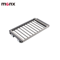Porte-pantalons coulissant pour armoire, support de rangement pour pantalons en cuir de qualité supérieure