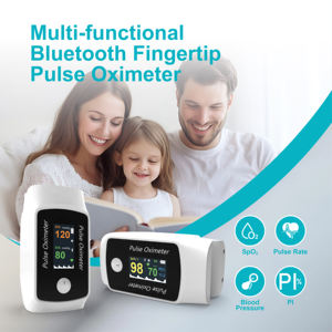 BERRY BM1300 블루투스 및 앱 기능이 있는 전기식 손가락 끝 맥박 산소 측정기, 맥박수 모니터, SpO2 OLED 디스플레이, 플러그인 전원 공급 - Product Image 2