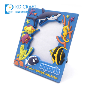 Tùy Chỉnh Hình Cao Su Mềm PVC Lưu Niệm Từ Sticker Chủ Dễ Thương Động Vật Phim Hoạt Hình 3D Khung Tủ Lạnh Nam Châm Ảnh - Product Image 2