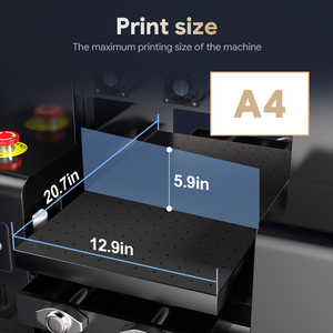 New Tech Inkjet Small Desktop Cold Transfer Bottle Uv Printer Size Uv Sticker Dtf Sheet AB Film Uv Dtf Printer Xp600 Heads - Product Image 2