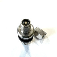 Valve de pneu sans chambre à air Toolon TR33E TPMS pour moto, valve à embout droit en métal, noyau de valve en laiton et aluminium, accessoires extérieurs automobiles