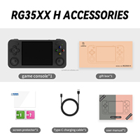 Consola de Juegos Portátil Anbernic RG35XX H, Mini Videojuegos, Pantalla HD de 3.5'', Máquina de Juegos Retro con Motor de Vibración para Niños, Sistema Linux