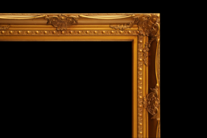 Marco de Fotos Dorado de Alta Gama, Estilo Barroco, Marco Decorativo para Pinturas, para Hotel - Product Image 2