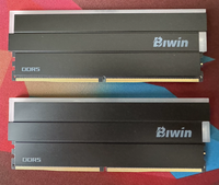 ذاكرة رام BIWIN DW100 DDR5 RGB غير مُقفلة 16 جيجا/24 جيجا/32 جيجا/48 جيجا بتردد 6000/8000 ميجاهرتز CL28/CL34 CL40 A-die/M-die EXPO XMP للكمبيوتر المكتبي