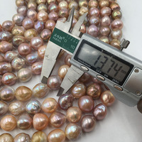 Perle d'eau douce Edison de 16 pouces pour la fabrication de bijoux, accessoires de bijoux, perle kasumi, perle d'huître de ferme, perle d'huître, perles Perolas, chaîne de perles