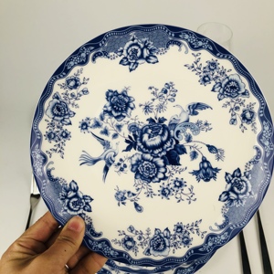 Veweet — service de table en céramique au design bleu, service de table pour événements, en porcelaine, pour mariage - Product Image 4