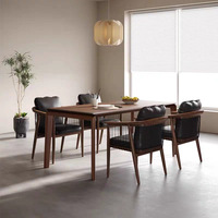 Chaise de salle à manger en bois massif de style médiéval PurelyFeel Fauteuil rembourré doux haut de gamme Dossier de ménage Chaise pour une personne