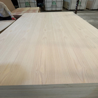 Panneau de contreplaqué en placage de bois naturel, noyer, érable, chêne blanc, bois dur pour meubles, armoires, portes et projets d'intérieur