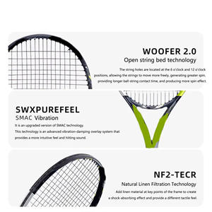 ไม้เทนนิส Bolat <span class=keywords><strong>Pure</strong></span> <span class=keywords><strong>Aero</strong></span> (รุ่นที่ 7) แบบพกพา ผลิตจากคาร์บอนไฟเบอร์ สำหรับผู้เล่นระดับสูงที่ต้องการการหมุน - Product Image 2