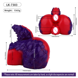 LK-7303 ไคร่า ซัคคิวบัส เจ้าหญิงมังกร ตุ๊กตายางช่วยตัวเองชายแบบครึ่งตัว ช่องคู่ รูปทรงมังกร ให้ความรู้สึกเหมือนจริง - Product Image 6