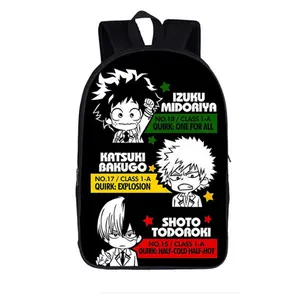 PINYU Anime Nhật Bản Boku không có Anh Hùng Học Viện Cosplay Trường Bag Daypack Backpack Bookbag Túi Máy Tính Xách Tay Của Tôi anh hùng Học Viện Ba Lô