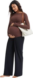 <span class=keywords><strong>Pantalon</strong></span> de maternité ample pour femme MathCat, coupe <span class=keywords><strong>large</strong></span>, extensible et doux, idéal pour le yoga, le travail et la détente pendant la <span class=keywords><strong>grossesse</strong></span> - Product Image 5