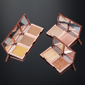 Bronceador e Iluminador Personalizado con Logotipo, 7 Colores, <span class=keywords><strong>Polvo</strong></span> Prensado Brillante para el Rostro, Iluminador Facial con Brillo - Product Image 5