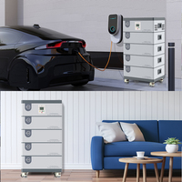 Batterie Lifepo4 empilable tout-en-un directement de l'usine avec onduleur 5 kW intégré 48 V 51,2 V 5 kWh 10 kWh 15 kWh 20 kWh