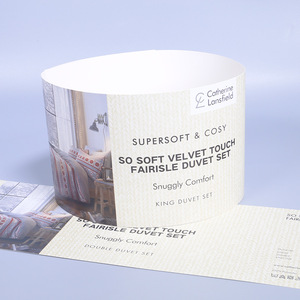 Bán Buôn Tùy Chỉnh In Ấn Logo Các Tông Tay Áo Giấy Bao Bì Hộp Giấy Bọc Tay Áo Quần Áo Vớ Khăn Bụng Ban Nhạc Bao Bì - Product Image 1