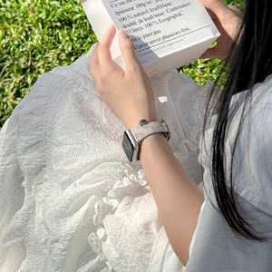 Correa de Reloj de Cuero con Estampado Floral RYB Premium para Apple Watch 41mm 45mm 49mm, Brazalete Vintage para iWatch Serie 8 Ultra - Product Image 2