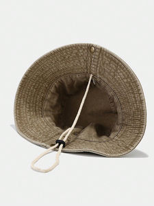 OEM Vente en gros de chapeaux au design de haute qualité Chapeau seau en jean réversible avec logo personnalisé brodé et imprimé Chapeau en jean pour hommes - Product Image 6