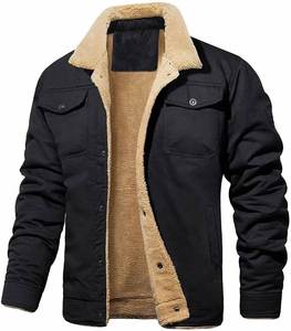 Chaqueta Casual de Invierno para Hombre, de Algodón, con Forro Polar, Gruesa, Nueva, Abrigada, Modelo J0173 - Product Image 4
