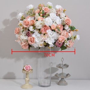 70cm Embroidered Ball Rose Ball Exhibition Window <b>Display</b> Simulated <b>Flower</b> Wedding Table Stage Decoration <b>Flower</b> Ball - Product Image 6