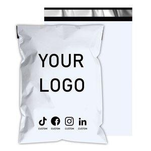 Bolsas de Envío de Polietileno Blancas al por Mayor con Logotipo Personalizado, Bolsas de Plástico Ecológicas Resistentes a la Humedad para Empacar Ropa - Product Image 1