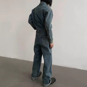 Mono vaquero de manga larga con hombreras de alta calidad para hombre y mujer al por mayor - Product Image 6