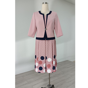 Turkey Women Clothing African Plus Size Elegant Office Wear 2 Pieces <b>Set</b> Dress Suit Women Church Dress - Product Image 4