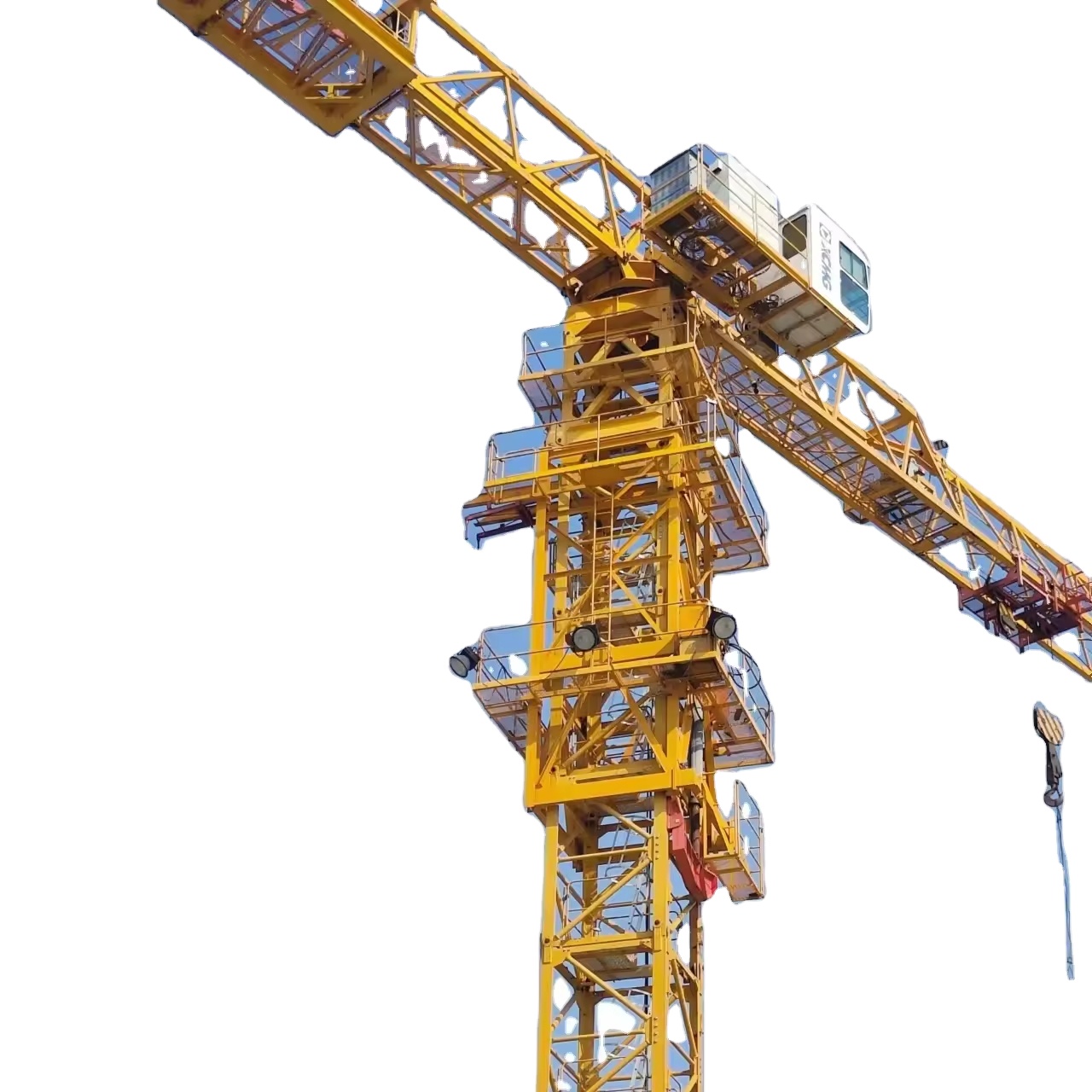 ZOOMLION Telescopic Flat Top 8 Ton XGT6015 Tower Crane for Sale Construction China Provided Guangzhou China Repair 60000 60m