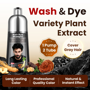 Tinte Permanente para el Cabello 3 en 1 Premium, Champú con Fragancia a Madera de Caoba, 500 ml, en Crema, para Hombres, Cubre las Barbas y las <span class=keywords><strong>Canas</strong></span>, Sin Amoníaco, Natural y de Acción Rápida - Product Image 4