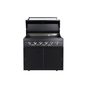 Barbecue à gaz portable avec construction multifonctionnelle en acier inoxydable durable, arrêt automatique et dispositifs de sécurité pour la régulation des flammes - Product Image 3