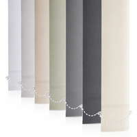 Set Completo di Tende Verticali INNOVASIA in Poliestere 89mm Filtranti la Luce con Montaggio Incluso (Bianco (Luce Diurna) L300 X A250 Cm)