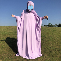 Custom Abaya Hoge Kwaliteit Elastische Polsen Modest Maxi Jurk Vlinder Nida Abaya Islamitische Kleding