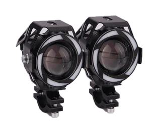 Motorcycle Universal <strong>LED</strong> Headlight U7 Colorful Moto Lights for Scooter Motorbike Fog Lamp Angel <strong>Devil</strong> <strong>Eyes</strong> <strong>LED</strong> External Flashing - Product Image 4
