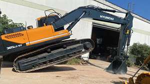 Excavatrice Hyundai 305LC-9T d'occasion haute performance, poids opérationnel de 35 tonnes, modèle 2020, moteur industriel lourd de qualité Hawe - Product Image 2