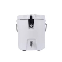 Glacière isotherme rotomoulée de 2 gallons grande capacité avec chaise intégrée, portable, pour camping, pêche, plage – Design moderne