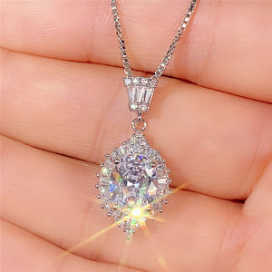Collana da sposa vintage elegante per donna, gioielli alla moda per feste serali e fidanzamenti - Product Image 2