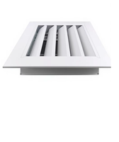 Volets extérieurs carrés modernes en aluminium pour fenêtres, volets de ventilation électriques étanches pour sous-sol