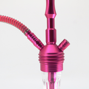 Conjunto de narguile de la mejor <span class=keywords><strong>calidad</strong></span> transfronteriza, nuevo diseño, shisha rosa de una sola manguera, conjunto de narguile de aluminio personalizado al por mayor - Product Image 3