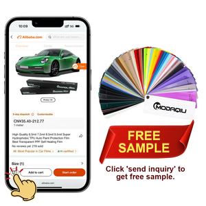 Gloss Black Car Body Film in PVC avvolgere decalcomanie autoadesive moto moto Auto pelle <span class=keywords><strong>pellicola</strong></span> che cambia colore - Product Image 5