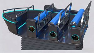 Cine Educativo de Realidad Virtual 9D de 360 Grados para Uso en Interiores, para Hogares, Centros Comerciales, Aeropuertos, Uso Público, de Metal, Acero y Aluminio - Product Image 4