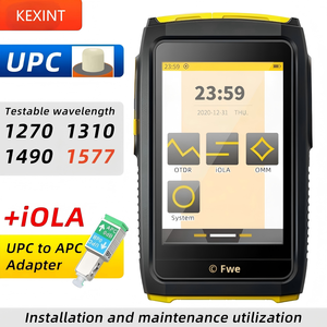 Réflectomètre optique à domaine temporel (OTDR) miniature <span class=keywords><strong>ZS1000</strong></span>, 6 en 1, portée de 80 km, avec fonctions VFL, IOLA, OPM, OLS pour équipement de fibre optique - Product Image 2