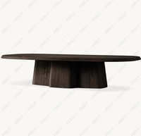 Table basse de salon de style américain Offre Spéciale de l'usine Ferly Table basse de meubles de maison de luxe Byron en bois de chêne