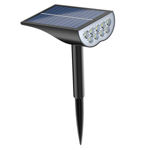 Solar Garden <b>Light</b> Led Wall Mount Water Resistant Mono Si Solar Powered 12V Outdoor Lawn <b>Tree</b> Lighting - Product Image 2