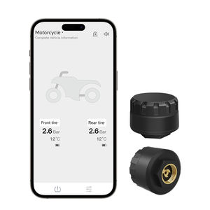 Sistema de Monitoreo de Presión de Neumáticos TPMS con Aplicación Móvil Bluetooth para Motocicletas, Herramienta de Diagnóstico con Pantalla Móvil - Product Image 1
