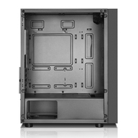Casing Komputer Gaming Tower M-ATX Mesh Hitam Berkualitas Tinggi, Casing Komputer Kantor, Casing PC Desktop